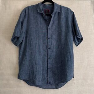 UNTUCKit Striped Linen Button-Up Shirt